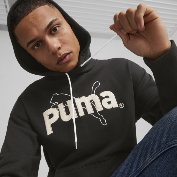 Джемпер Puma PUMA TEAM GRAPHIC HOODIE TR 53825901 р. L чорний