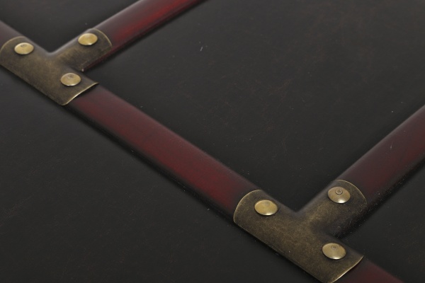 Сундук-пуф CHESTERFIELDS L 102x41.5x46.5 см темно-коричневый 