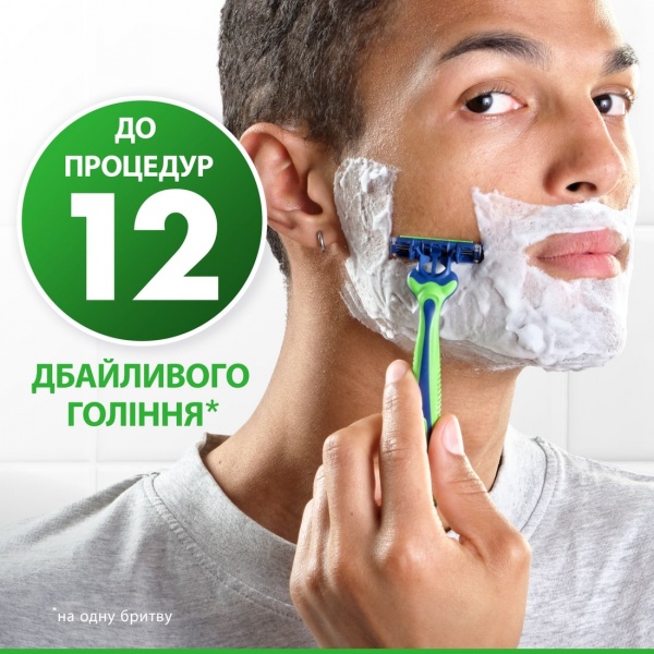 Станки одноразовые Gillette Blue3 Sensitive 6 шт.