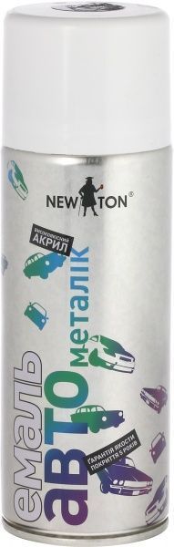 Автоэмаль акриловая металлик New Ton 400 мл 626 Мокрый асфальт