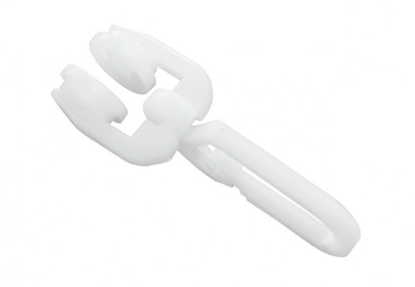 Гачки Т-подібний для гнучкого карнизу Gardinia набірний білий 