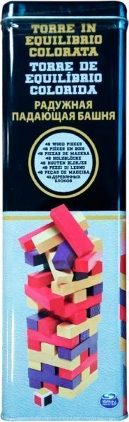 Игра настольная Spin Master Дженга с цветными брусочками SM98365/6033150