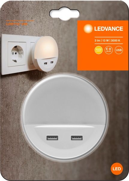 Нічник Ledvance Lunetta USB LED 13 Вт білий 