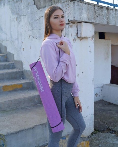 Килимок гімнастичний PowerPlay 4010 фіолетовий