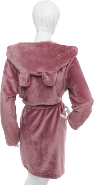 Халат жіночий капюшон з вушками р. XS сливовий 