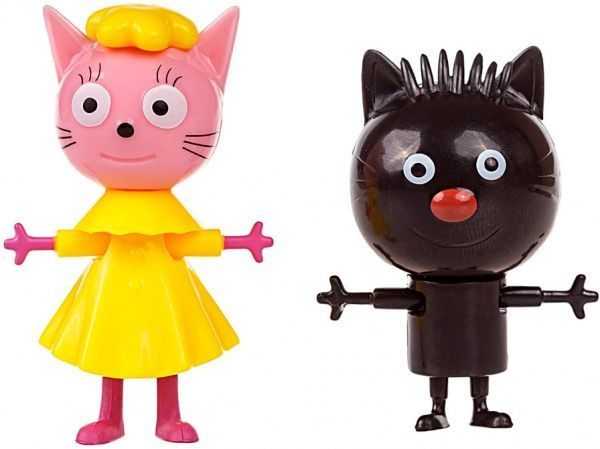 Набор фигурок Три кота Коржик + Карамелька + Компот + Мама + Папа + Сажик + Лапочка T17187 