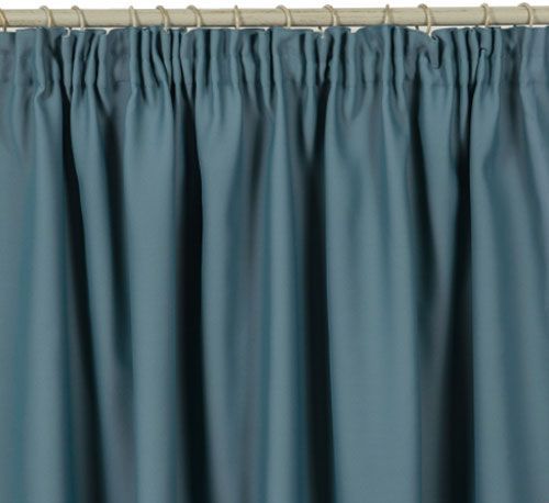 Штора-блэкаут Стальной голубой 150х270 см