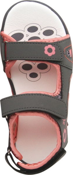 Сандалии для девочки р.32 серый с розовым UTSH-SK20032/gr/32 