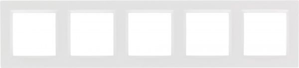 Рамка п'ятимісна Simon SIMON10 універсальна білий CR5/11