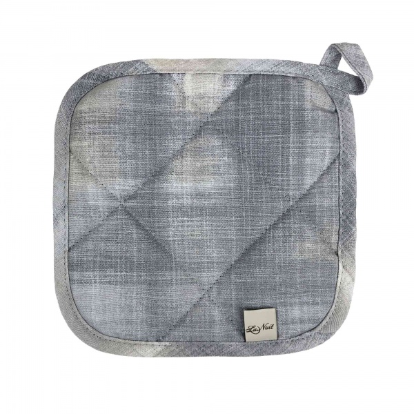 Прихватка Paris Клеточка 20x20 см графит La Nuit 