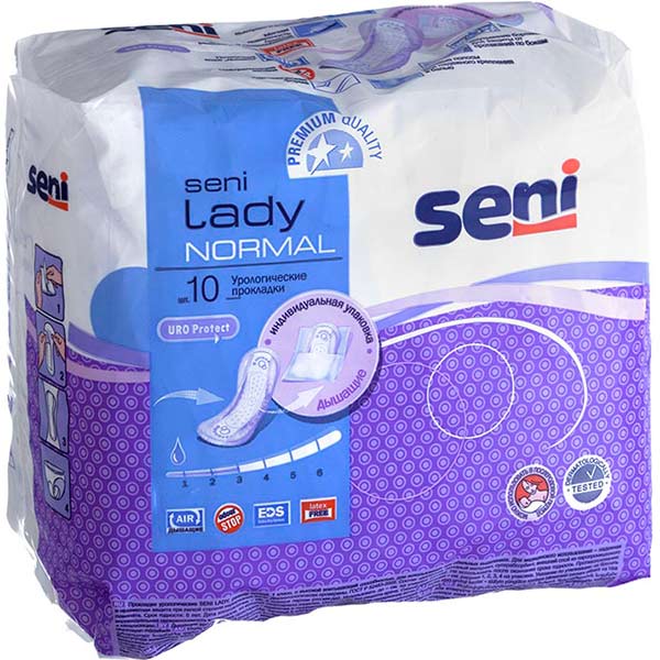 Прокладки урологічні Seni Lady normal 10 шт.