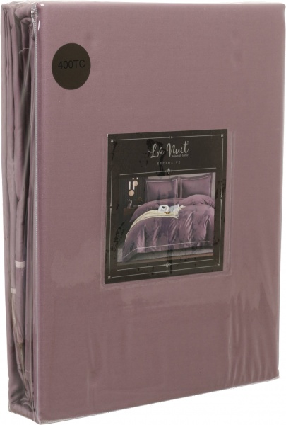 Комплект постільної білизни Solid 2 бузковий La Nuit 