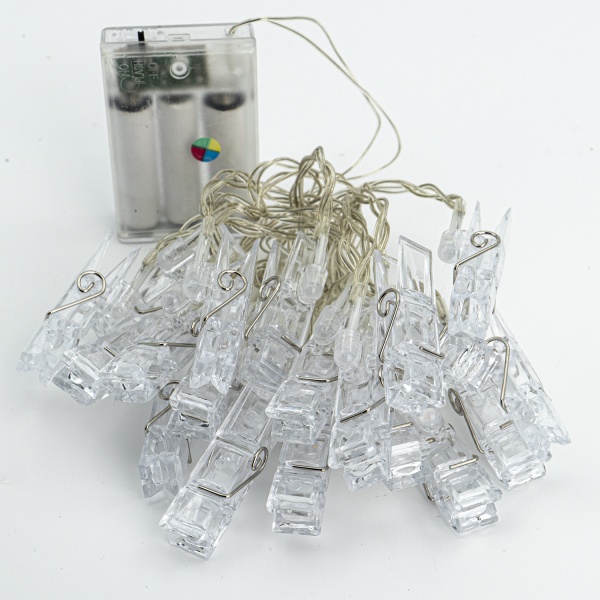 Декоративная гирлянда Altalusse (INL-2704B-20 Multicolor) встроенный светодиод (LED) 20 ламп 3 м 