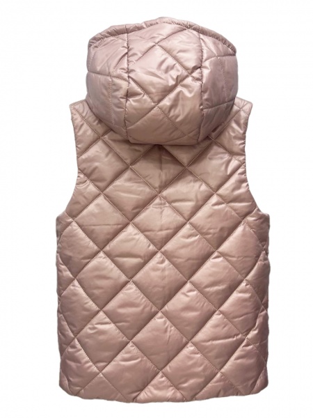 Жилет дитячий для дівчаток JOIKS р.140 пудровий JD-34 