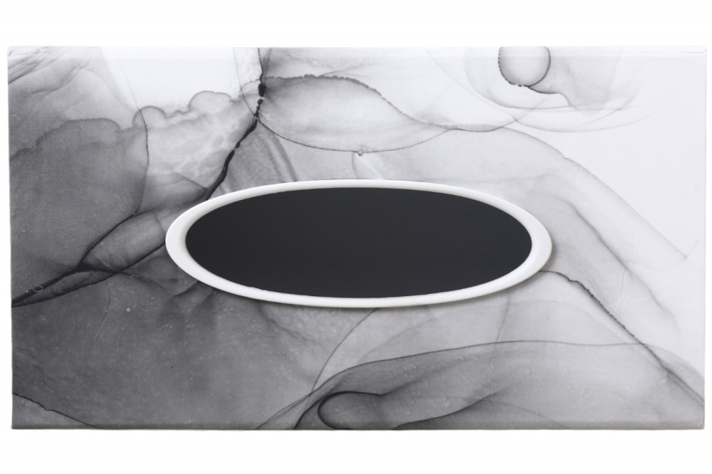 Серветниця декоративна Luna сірий мармур (202х108х75)