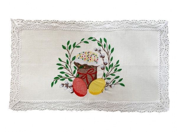 Серветка Галерея льону Воскресіння 30x50 см білий 