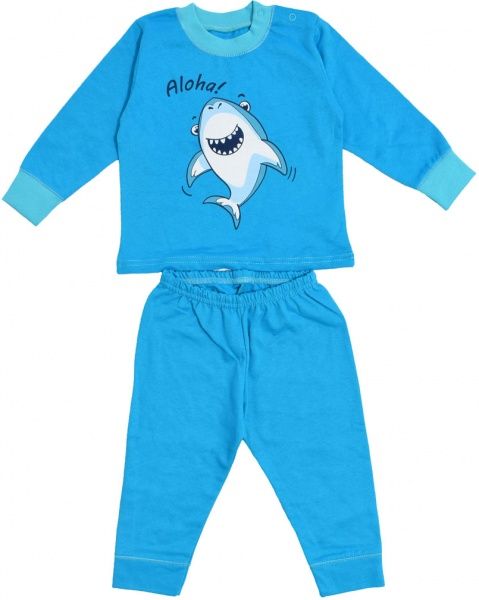 Пижама детская Фламинго р.92 бирюзовый 109-312 