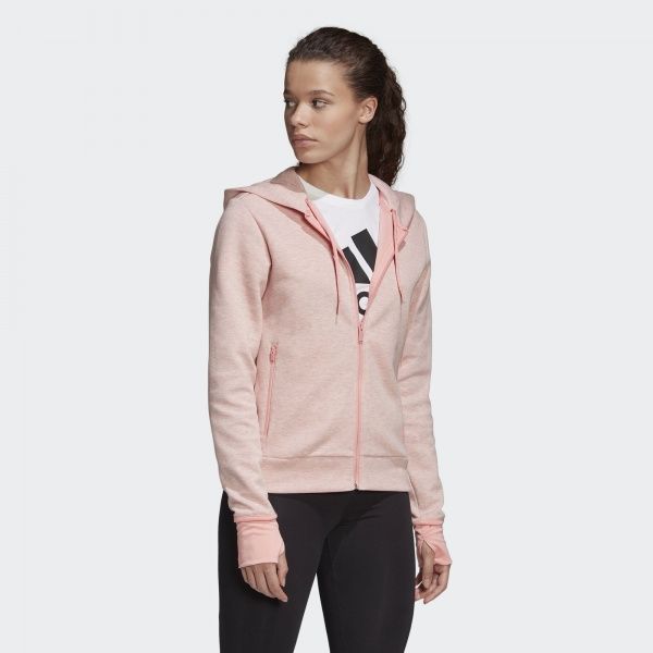 Джемпер Adidas W VER FZ HD FI4765 р. L рожевий