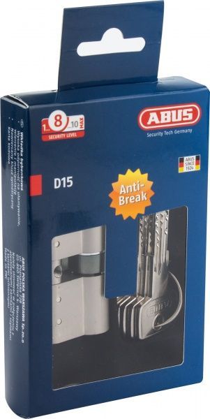 Цилиндр Abus KD15 30x40 ключ-вороток 70 мм матовый никель