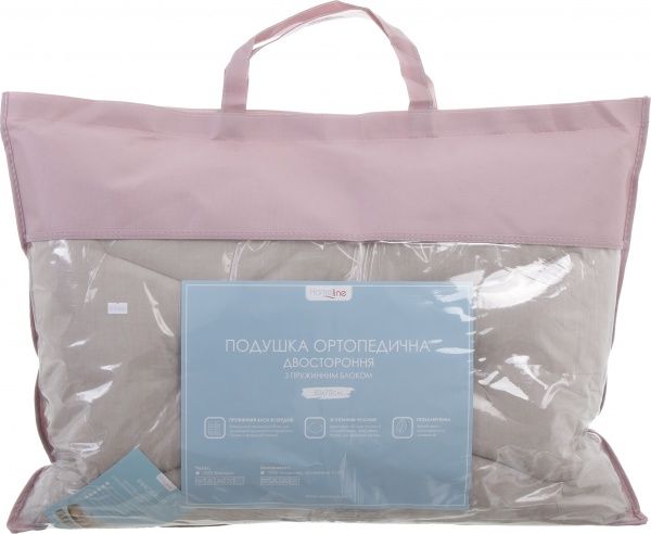 Подушка 50х70 см чехол бежевый Homeline