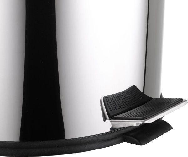 Ведро с крышкой EforMetal для мусора с педалью 40 л 