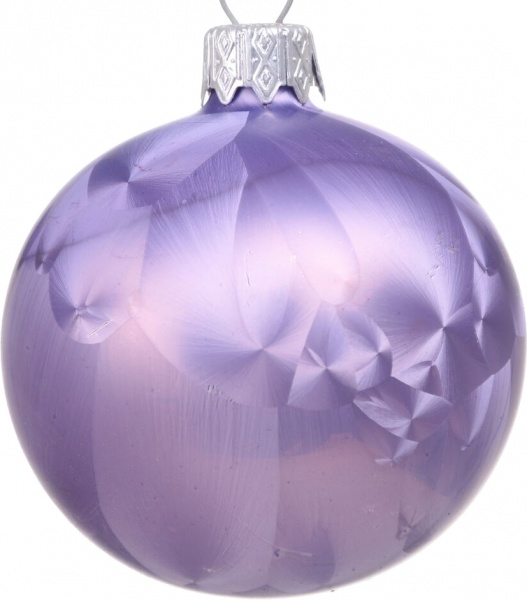 Шар новогодний одноцветная d 60 мм золотой .0161