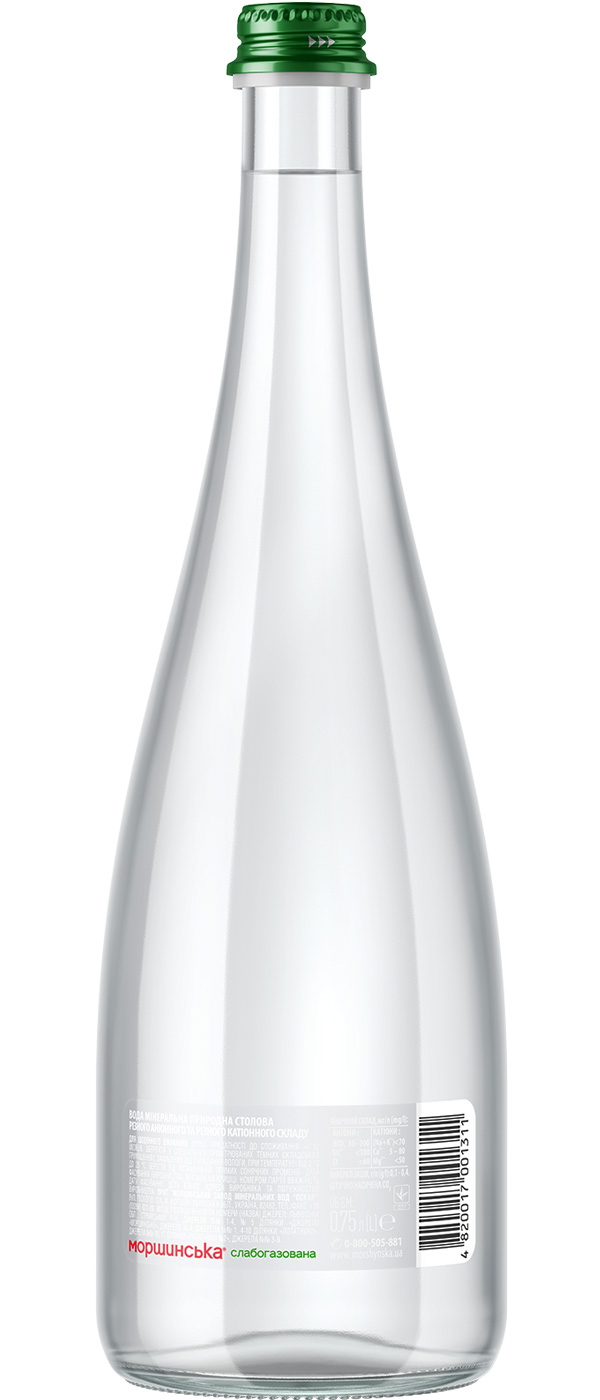 Вода мінеральна Моршинська Преміум сильногазована 0,75 л (4820017001311) 