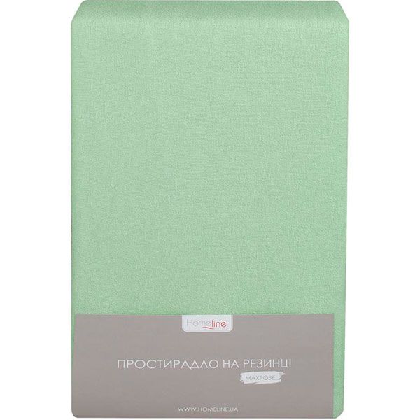 Простирадло на резинці 90x200 см салатовий Homeline 