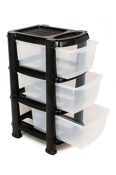 Комод пластиковий Heidrun 1520 Professional сірий 605x290x380 мм