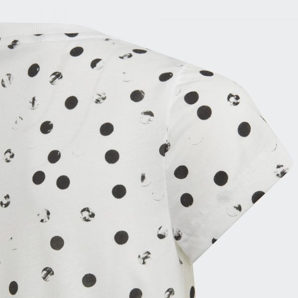 Футболка Adidas YG MH GRA TEE ED4614 152 белый