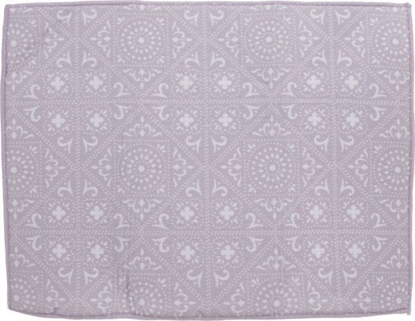 Коврик для сушки посуды 38х50 см двусторонний сиреневый UP! (Underprice)
