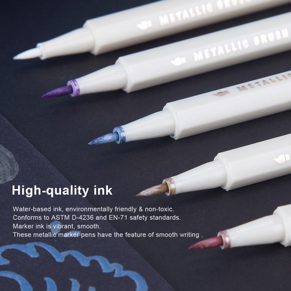 Набор маркеров Arrtx металлических 10 цветов 20 шт. AMP-1500 LC302291 