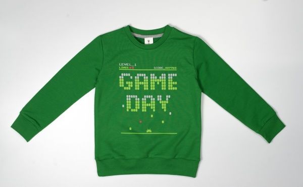 Джемпер унисекс Роза 190136 р.122 зеленый 