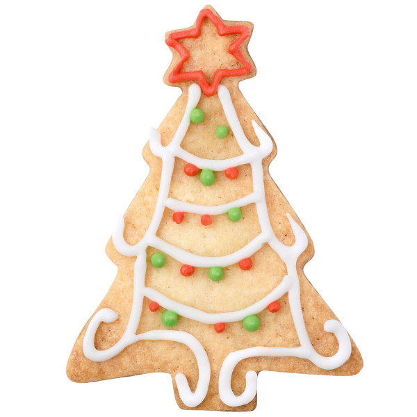 Форма для вирізання печива Zenker Ялинка з зіркою 8,5х6х2 см 7806