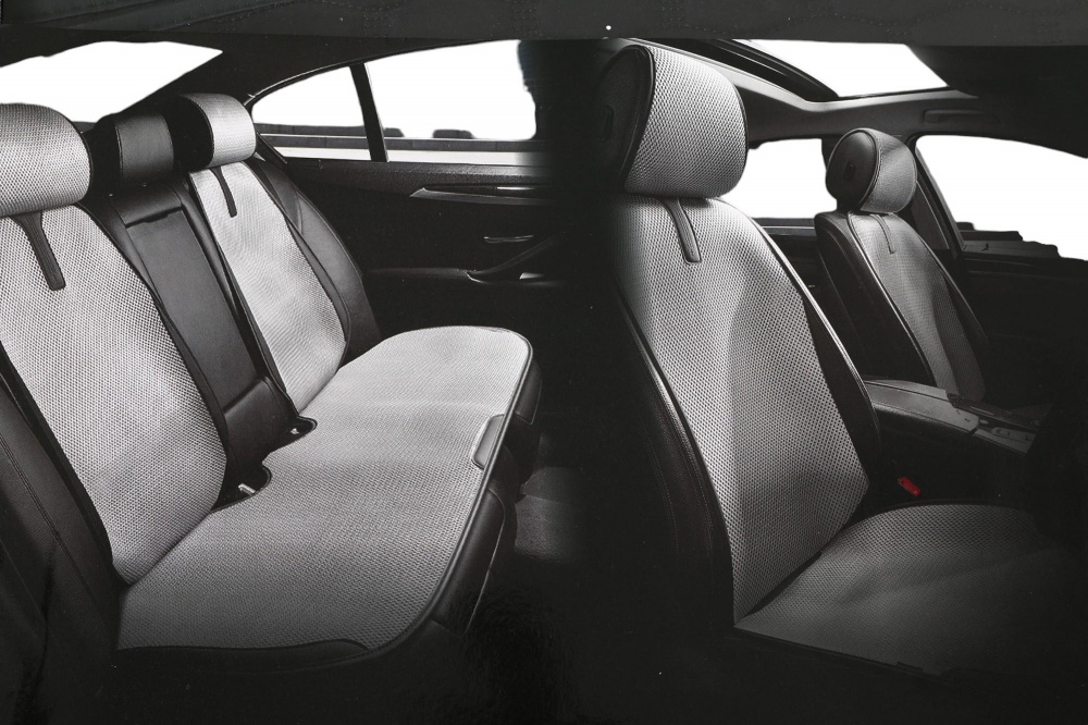 Комплект чехлов на сиденья Auto Assistance LUX AP-GR3D серый