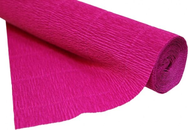 Бумага креповая малиновая 50*200см