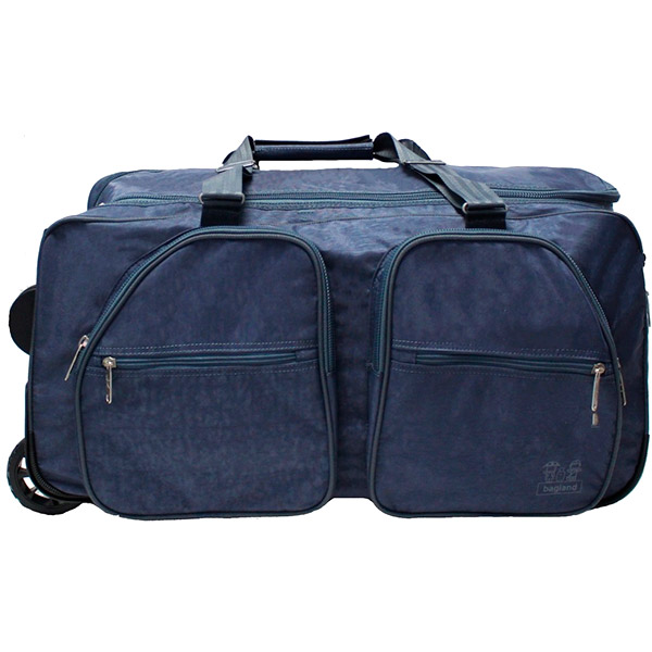 Сумка дорожная на колесах Bagland 34970 82 л серый Мадрид 