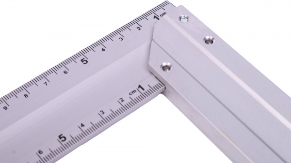 Угольник Compass 350 мм анодированный 90 две шкалы К-350