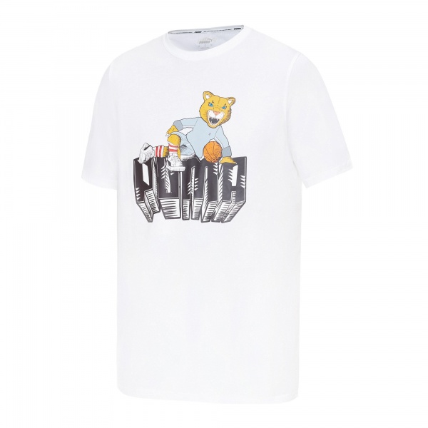 Футболка Puma Dylan SS Tee 1 53273005 р.S білий