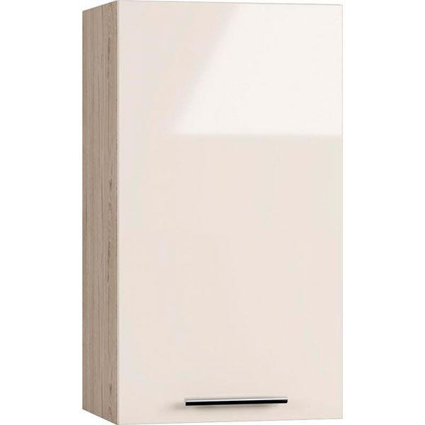 Шкаф верхний МС 7EVEN В 400/720/316 бежевый глянец Грейд