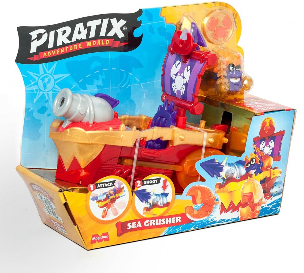 Игровой набор Piratix Пиратский корабль Морской громовик PPXSP114IN20