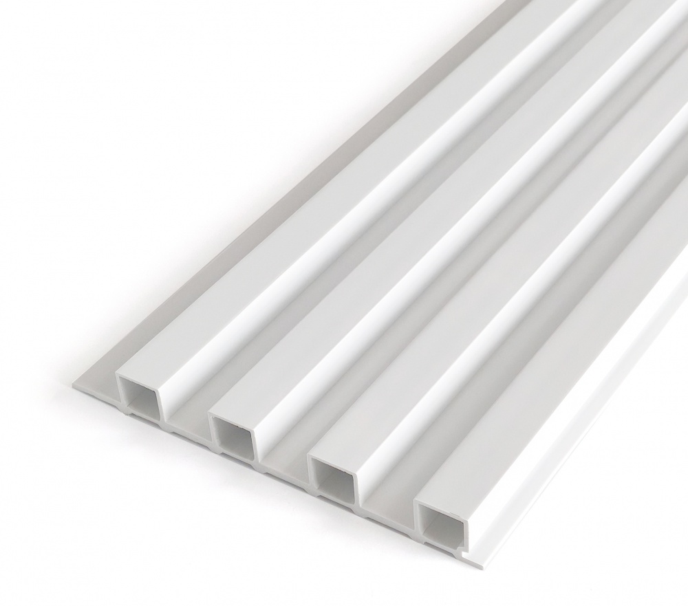 Реечная панель Brilliant® ПВХ 25х200х2800 мм 0,56 кв.м белая