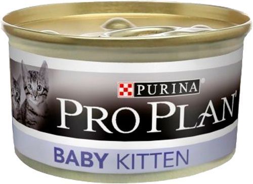 Консерва Purina Pro Plan Baby Kitten мус з куркою 85 г