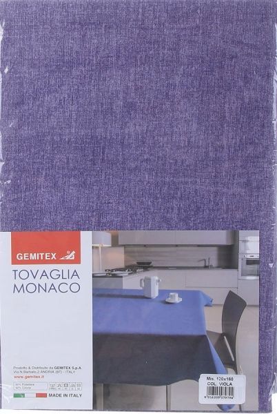 Скатерть Monaco 120x160 см фиолетовый Gemitex 