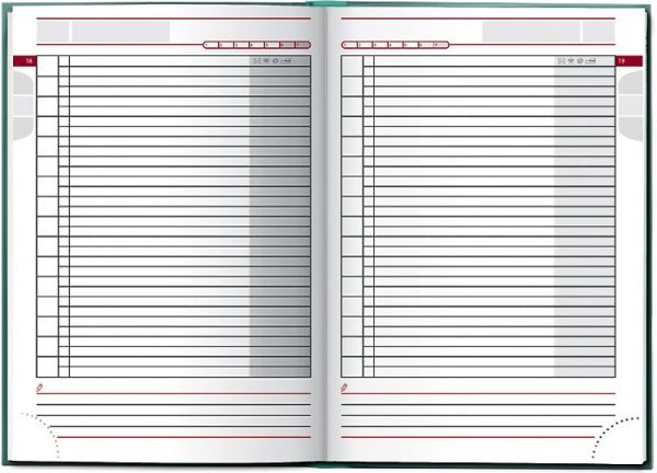 Щоденник Агенда Torino 73-796 38 44 м`ятний Brunnen 43233 