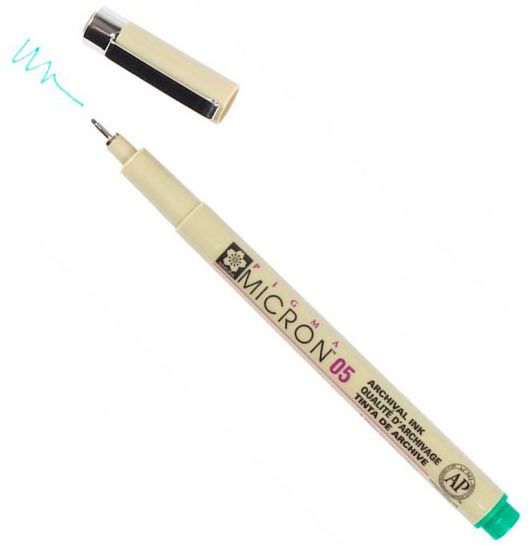 Линер PIGMA Micron Sakura (0.2) 0,3 мм зеленый 