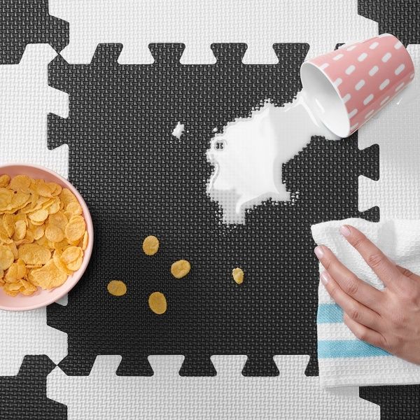 Коврик-пазл Kinderkraft Luno Черный KKMLUNOBLK0000