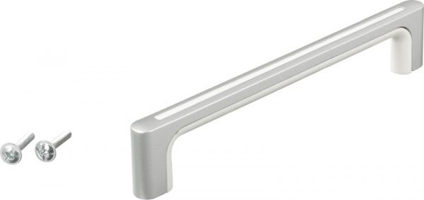 Ручка-скоба Flavi 160 мм сріблястий/білий Schwinn Z077/160