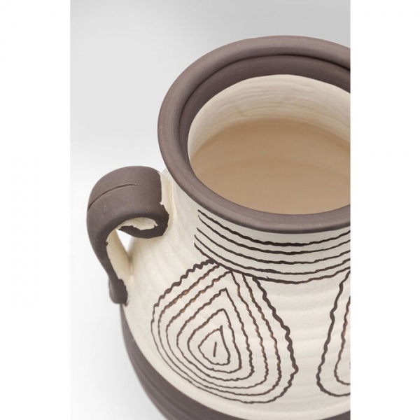 Ваза KARE Design Акуа 25 см коричневий 