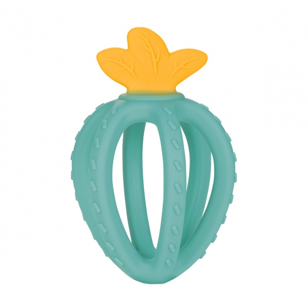 Іграшка-прорізувач Canpol Babies Полуничка бірюзова 80/400